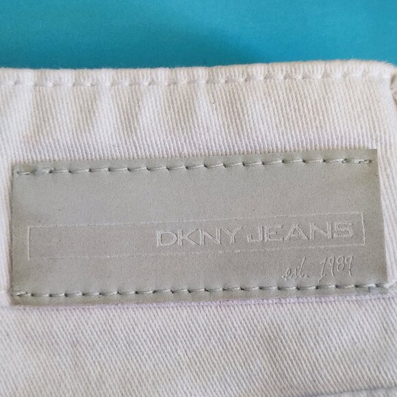 DKNY Jeans SOHO Skinny white women's size 8 - Picture 5 of 15